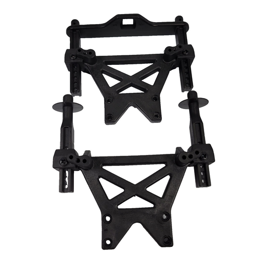 Fits Traxxas T-Maxx 3.3 Shock Towers Body Mounts Front & Rear Fits 3906 E-Maxx