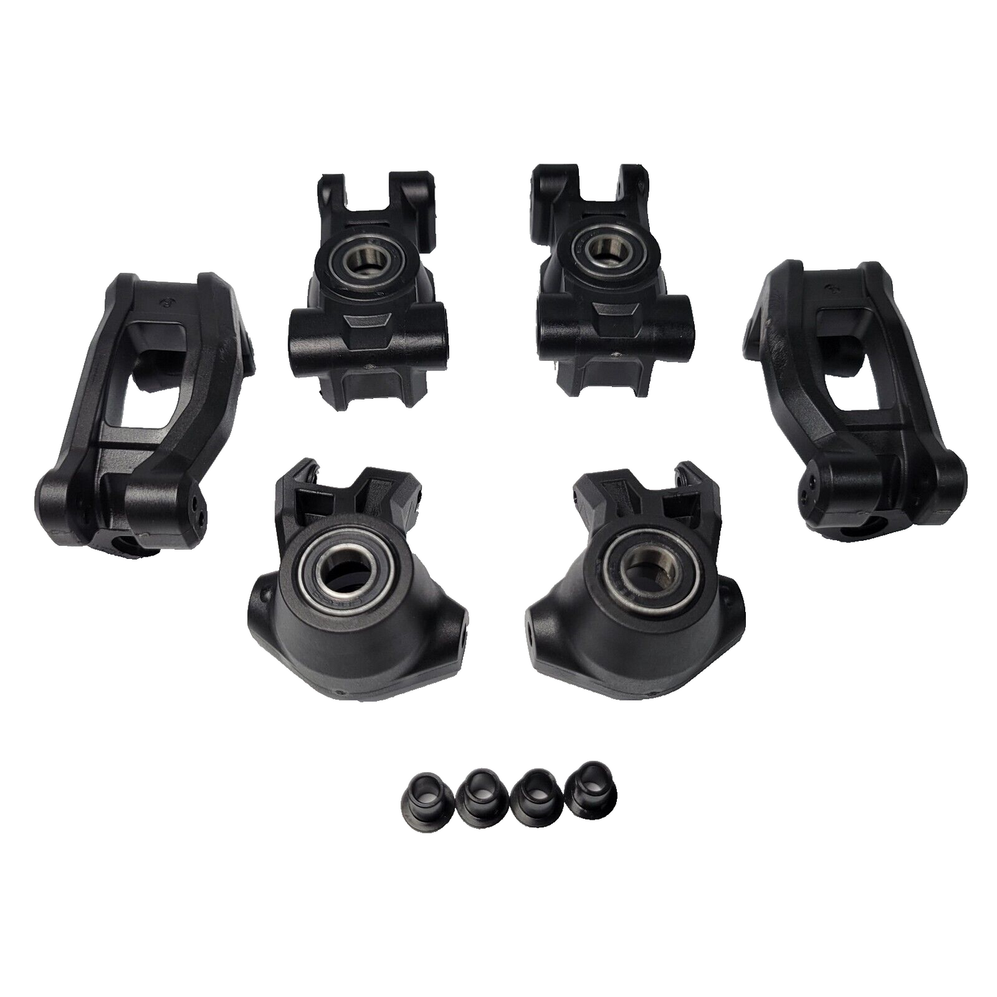 Fits Traxxas Sledge Knuckles Caster Steering Blocks Axle Carriers Hubs Bearings