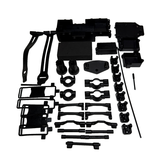 Losi LMT GraveDigger 2.0 Plastics Cross Brace Battery Tray Strap Shock Mounts