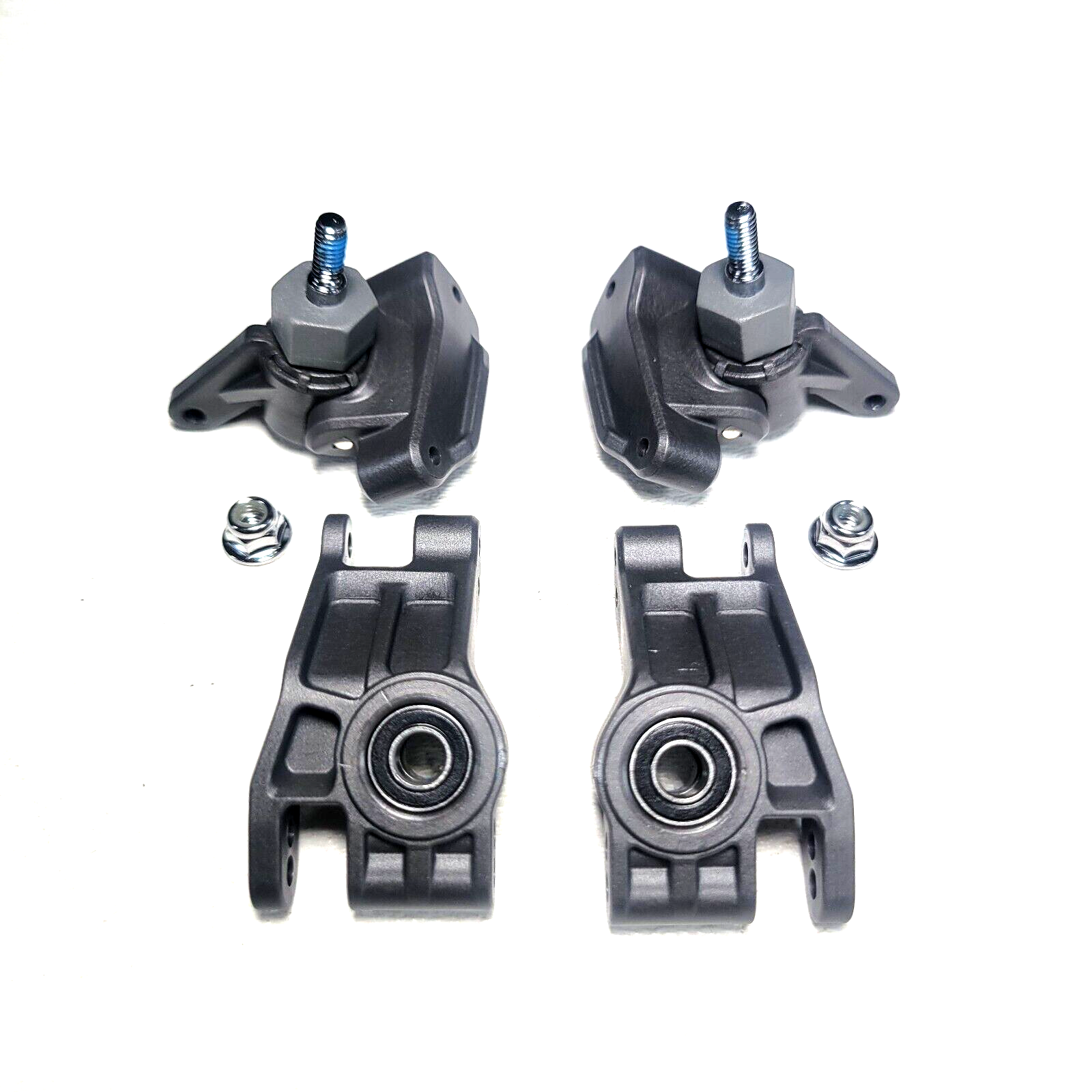 Fits Traxxas Rustler BL-2s 2wd Heavy Duty Steering Knuckles Blocks Carriers VXL