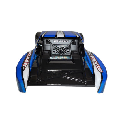 Fits Traxxas 1/10 Slash Blue Black Body w/ Clipless Mounts 4wd 2wd 4x4 VXL XL5