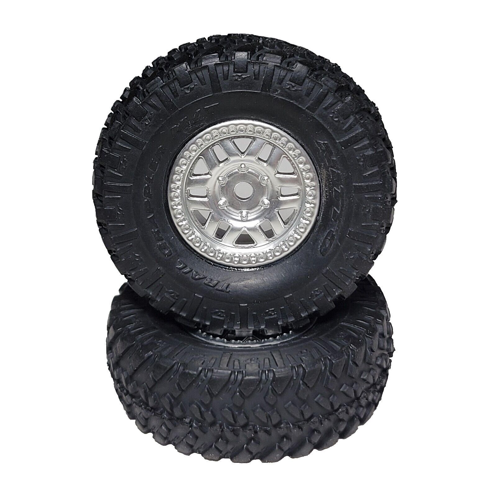 Axial SCX24 Jeep Wrangler Tires 1.0 Nitto Trail Grappler M/T V2 & KMC Wheels