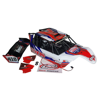 Losi Tenacity DB Pro Lucas Oil Body Rollcage LED Light Bar Rear Wing / Spoiler