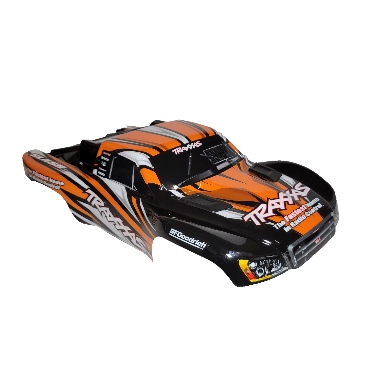 Fits Traxxas 1/10 Slash Orange Black Body w/ Clipless Mounts 4wd 2wd 4x4 VXL XL5