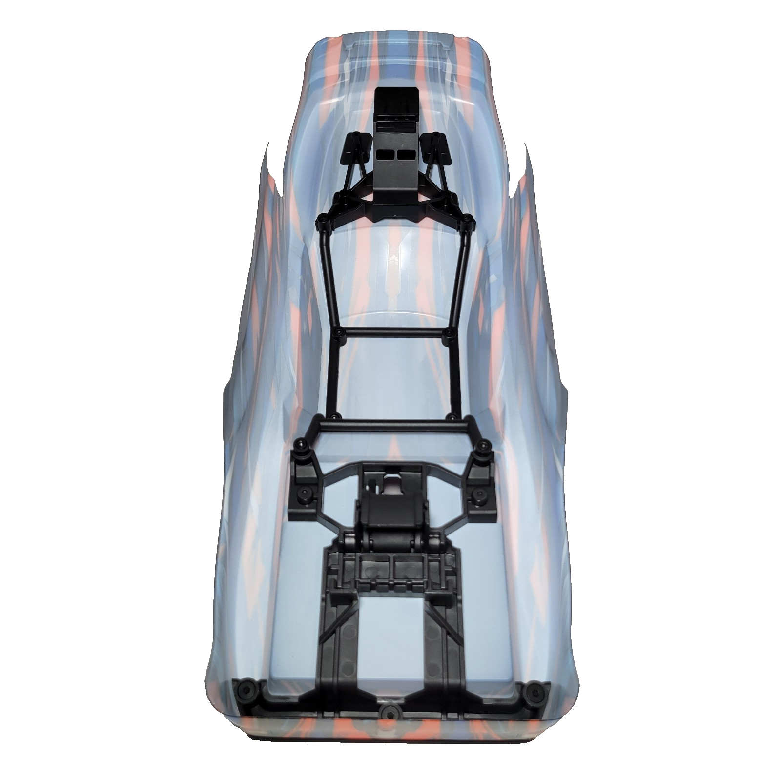 Fits Traxxas Stampede 4X4 VXL V2  Orange Blue Body Clip-Less Support Mount Hoss