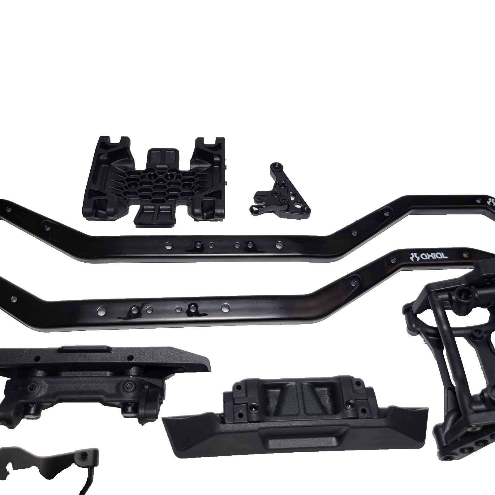 Axial SCX10 iii Coyote Frame Rails Screws Skid Covers Servo Mount Bumpers Tower