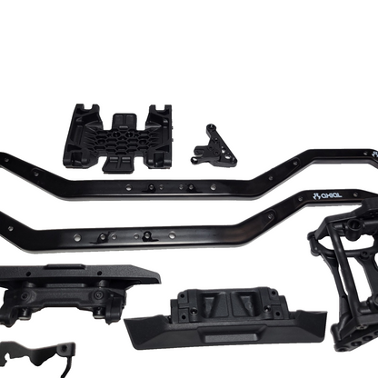 Axial SCX10 iii Coyote Frame Rails Screws Skid Covers Servo Mount Bumpers Tower