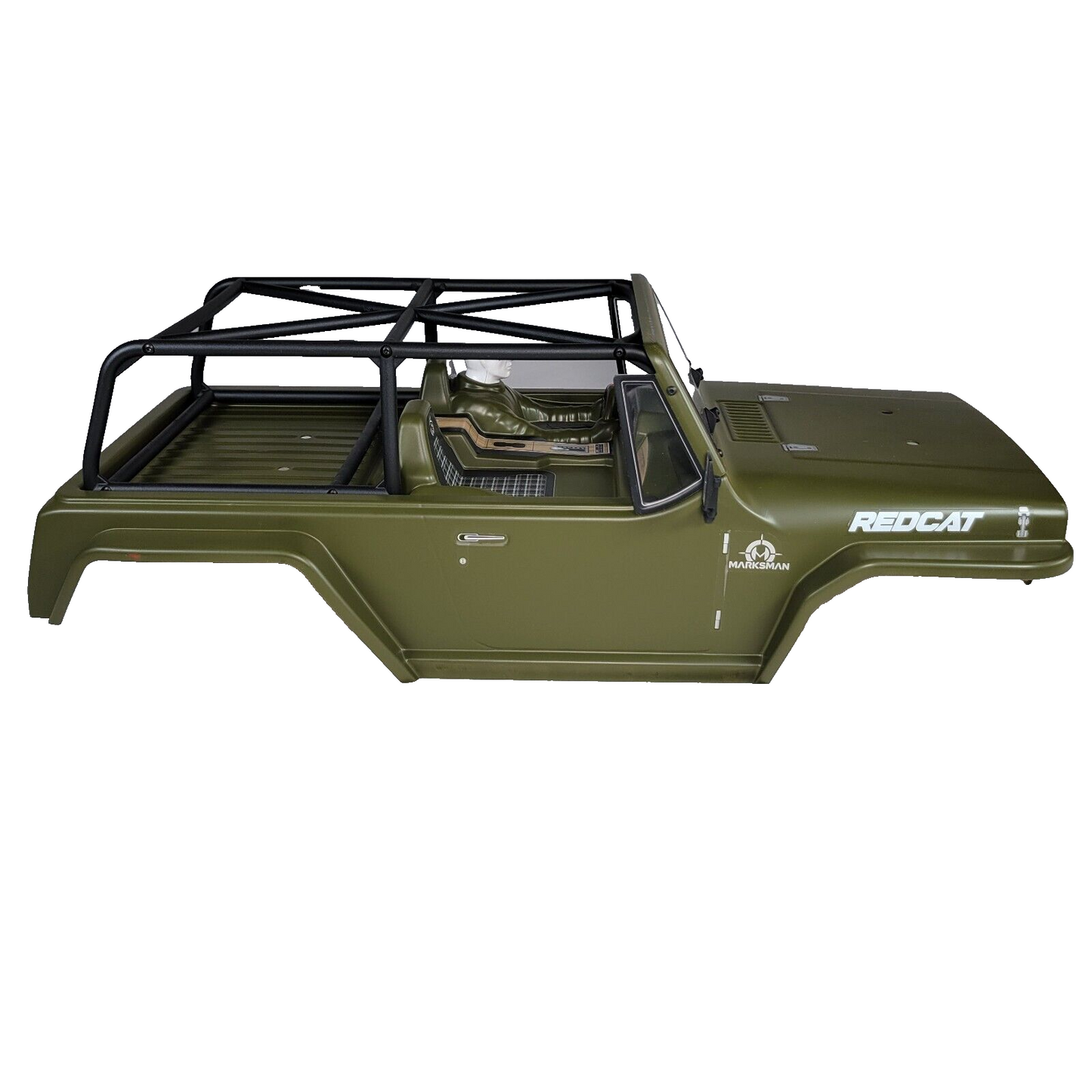 Redcat Marksman Body Shell Army Green Factory Painted Decaled Rollcage Driver