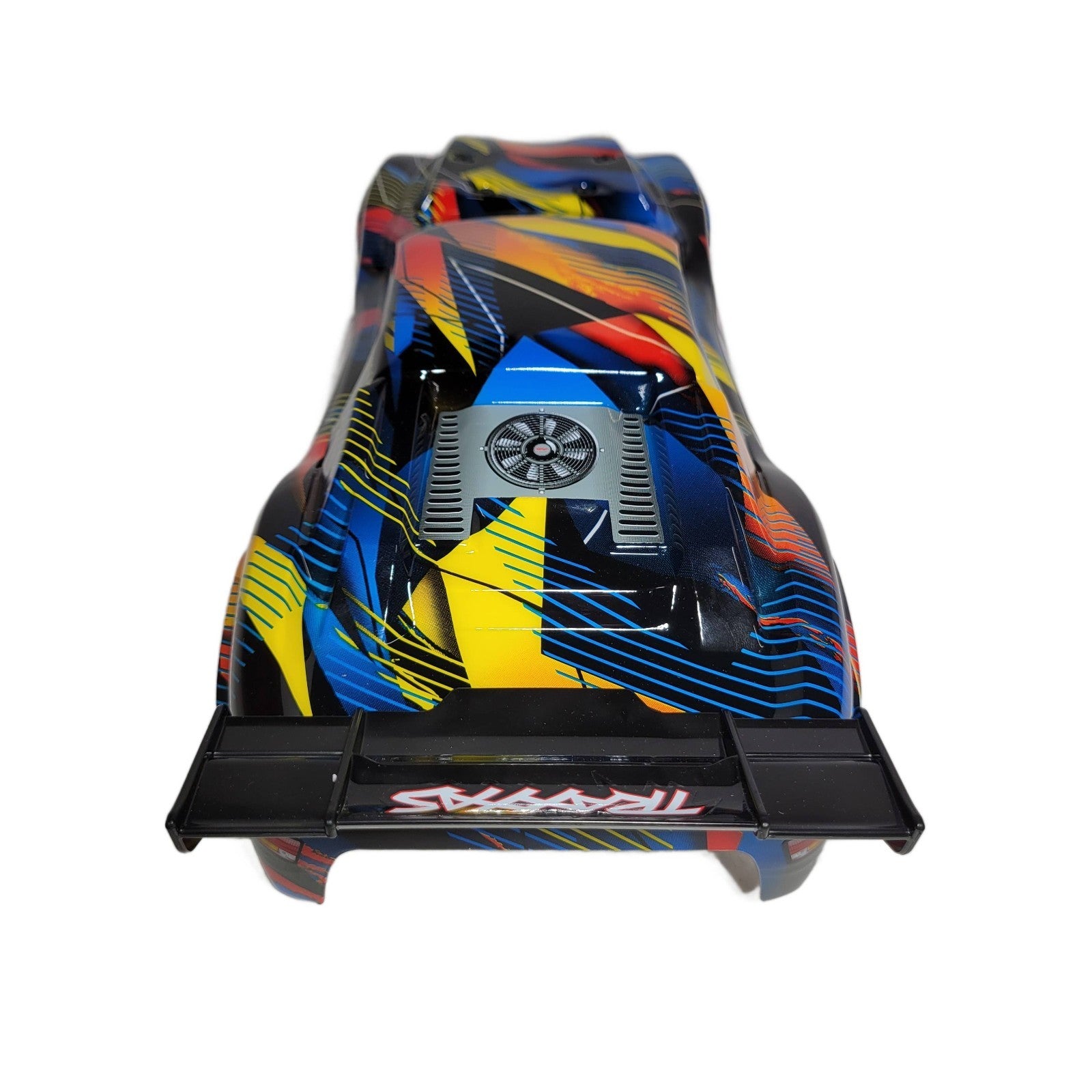 Fits Traxxas Rustler VX3 2wd Clipless Body Factory Painted Blue Black Yellow