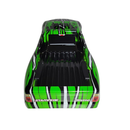 Fits Traxxas Stampede 2wd XL5 Clipless Body Shell Green Black Factory Painted