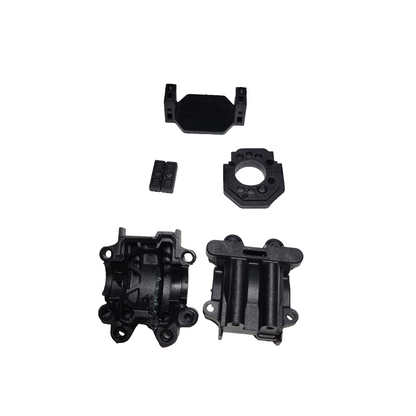 Losi Late Model Chassis Top Deck Diff Covers Motor & Servo Mounts Battery Strap