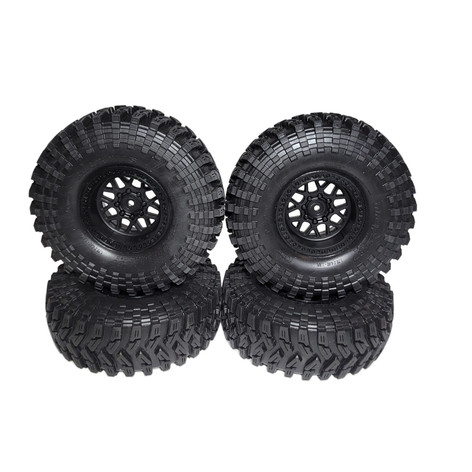 Axial SCX10 iii Coyote Maxxis Trepador G8 Tires 1.9" KMC 12mm Wheels Front Rear