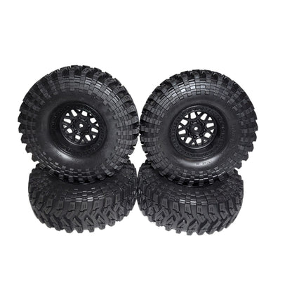 Axial SCX10 iii Coyote Maxxis Trepador G8 Tires 1.9" KMC 12mm Wheels Front Rear