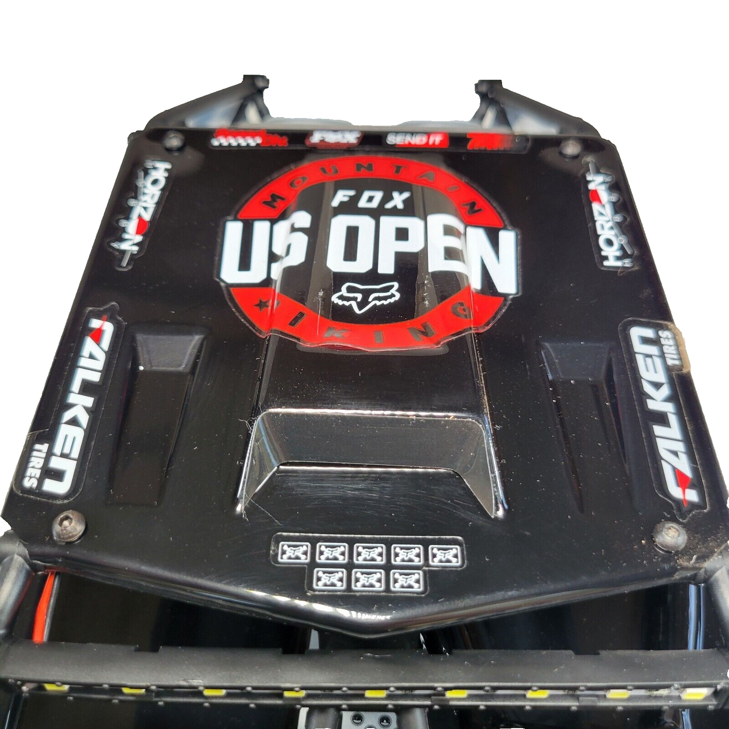 Losi Tenacity DB Pro Fox Body With Rollcage LED Light Bar Rear Wing / Spoiler