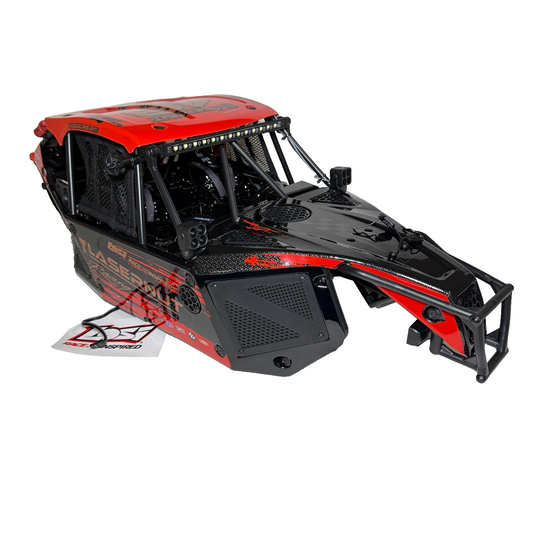 Losi 8ight-X Super Lasernut 1/6th Factory Painted Body & LED Lightbar & Cage