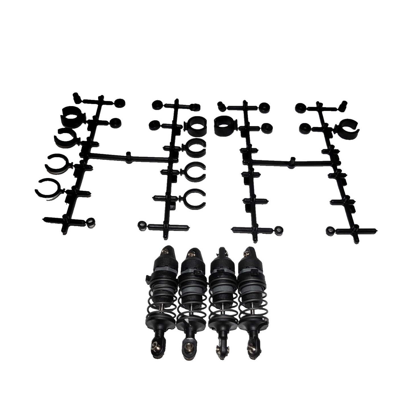 Fits Traxxas Mini Slash Ultra Shocks Suspension Absorbers Front & Rear 10860