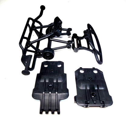 Arrma Senton 4x4 BLX V3 Bumpers Wheelie Bar & Skid Plate Set Front Rear Mega 4x2