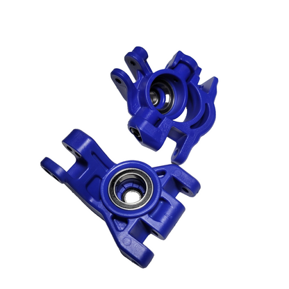 Fits Traxxas Rally 4x4 VXL HD Steering Knuckles Carriers Blocks Bearing Hub Blue