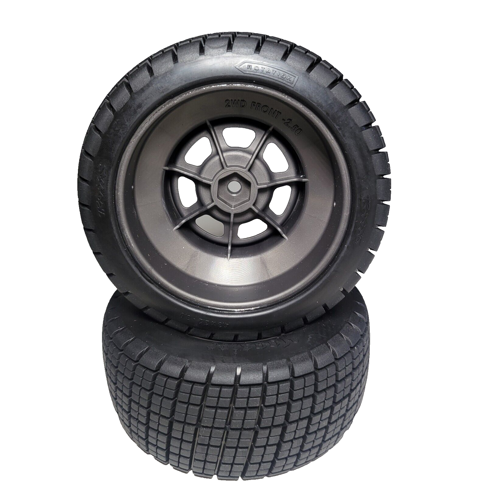 Fits Traxxas Slash Modified Hoosier Tires & 12mm Wheels Front & Rear Mudboss