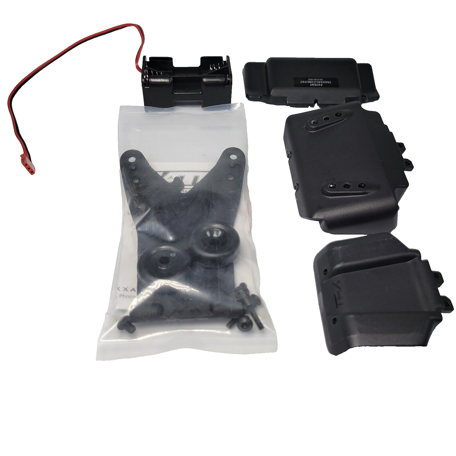 Fits Traxxas Jato 3.3 Wheelie Bar & Battery Box Wheely Rear Skid Plate 5507 2.5