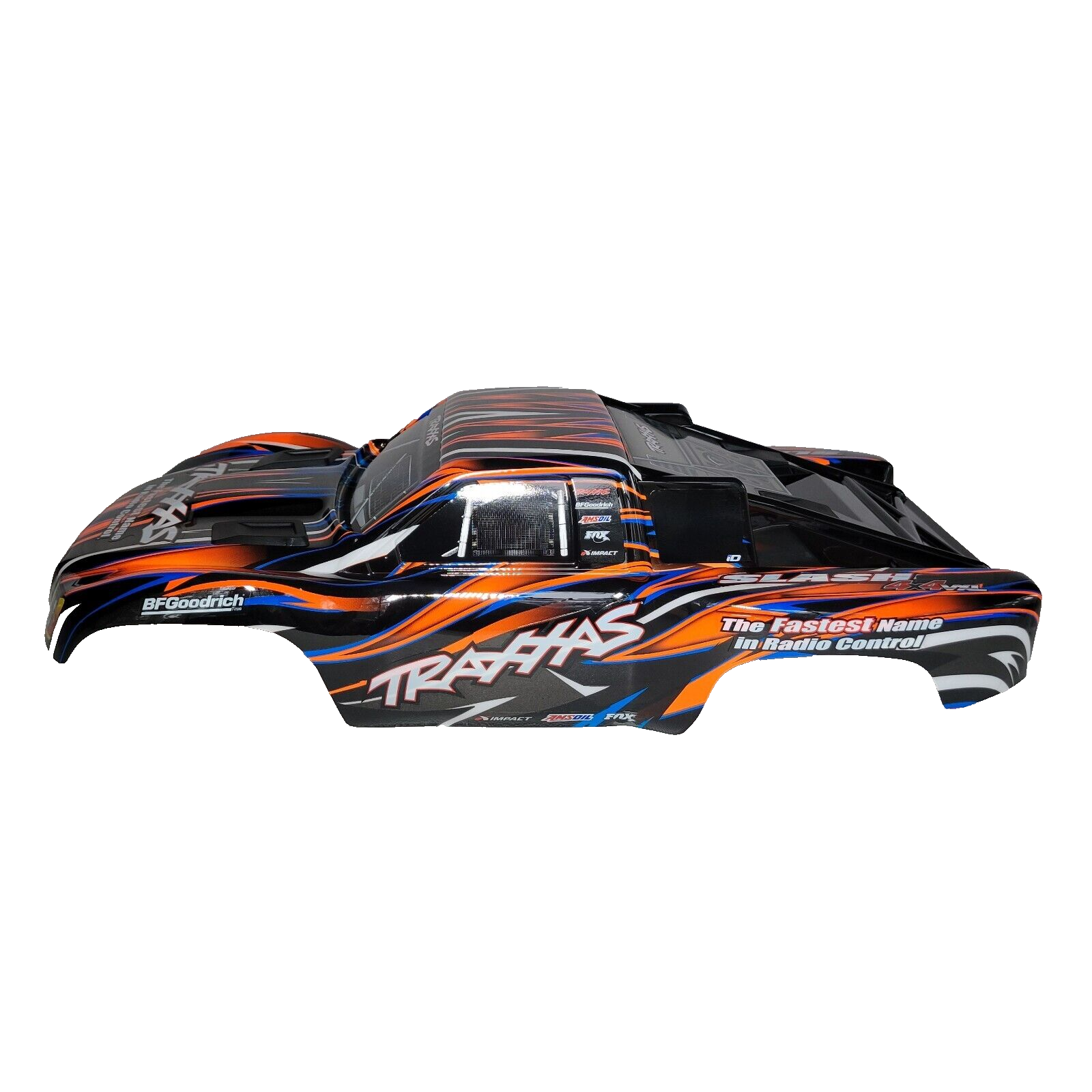 Fits Traxxas Slash 4x4 VXL HD Orange Black Body Clipless Mounts 4wd 2wd BL2s XL5