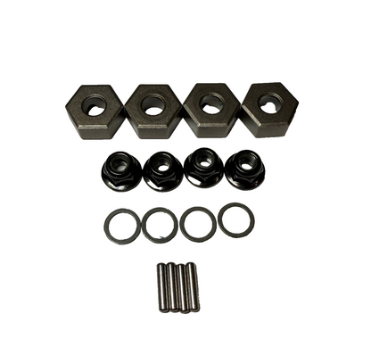 Fits Traxxas Bigfoot 4x4 BL-2s Extreme Heavy Duty 12mm Wheel Hexes Rustler 9069