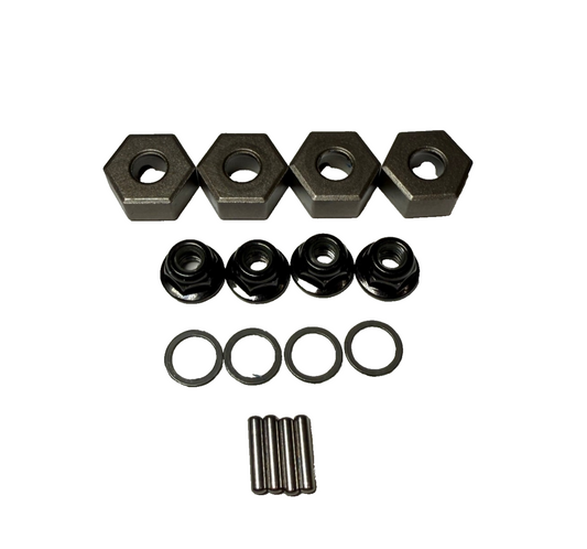 Fits Traxxas Bigfoot 4x4 BL-2s Extreme Heavy Duty 12mm Wheel Hexes Rustler 9069