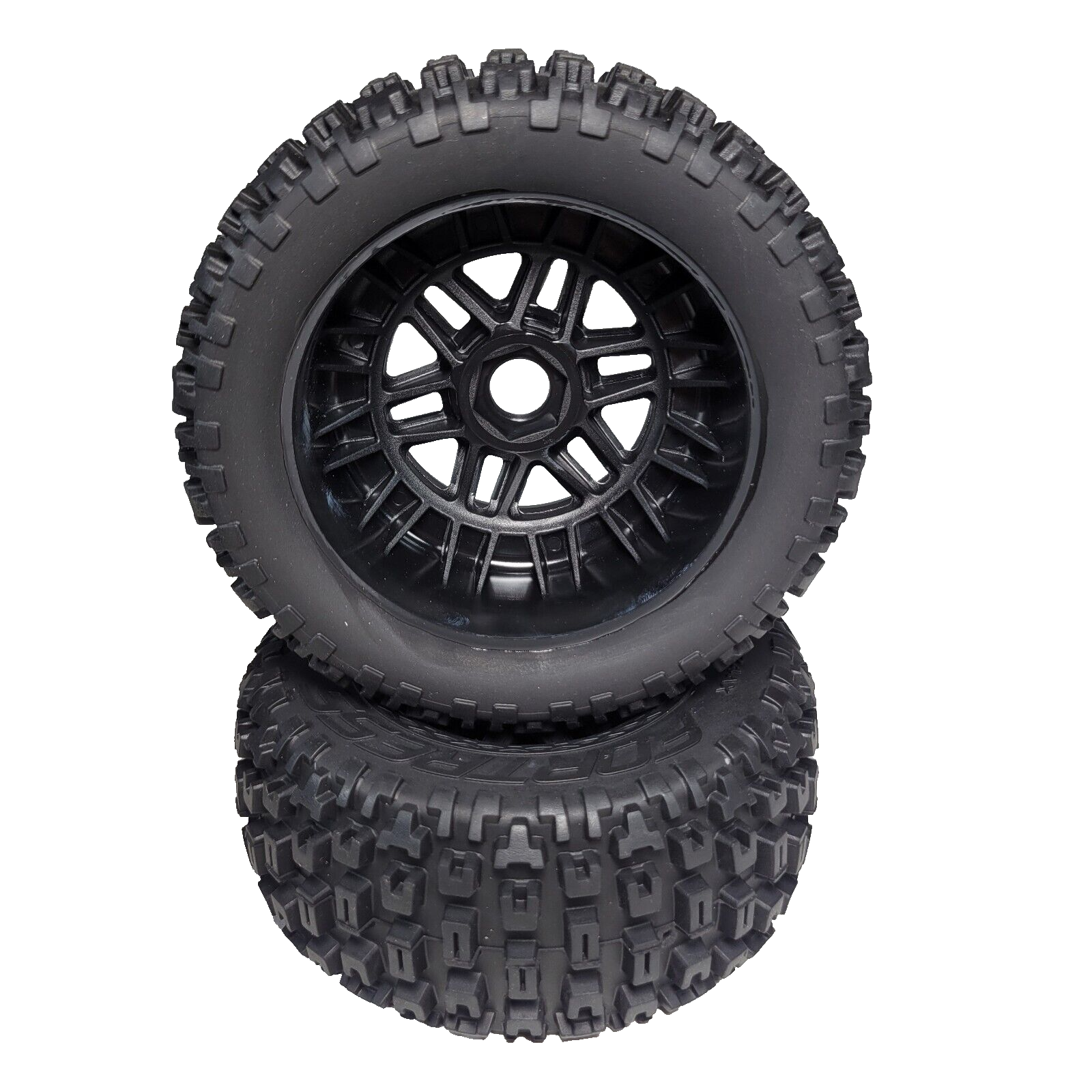 Arrma Mojave 4s BLX Tires Dboot Fortress & 17mm Wheels Pre-Glued Short Course