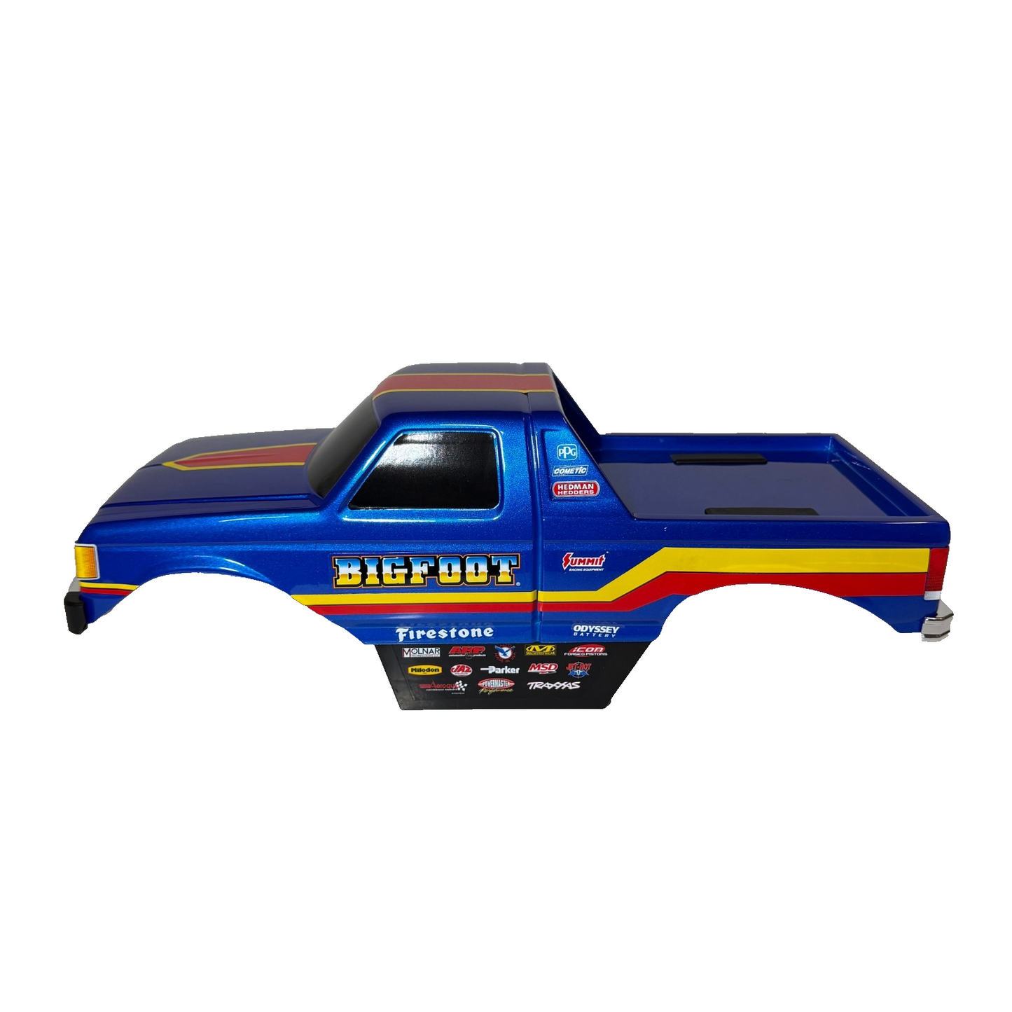 Fits Traxxas Bigfoot 4X4 BL-2s Blue Body Clip-Less Support Mount Monster Truck