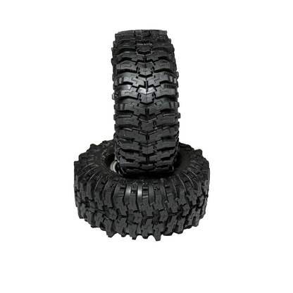 Fits Traxxas Trx-4M High Trail K10 Baja Pro Tires & 7mm Satin Chrome Wheels F150