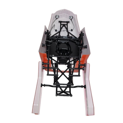 Losi LMT Bog Hog Body Factory Painted Orange Full Roll Cage, Driver & LED Lights