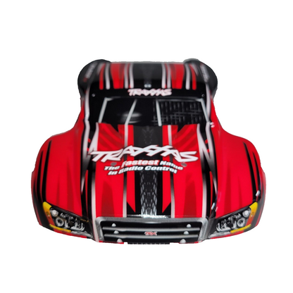 Fits Traxxas Slash 1/16th XL-2.5 Body Factory Painted Red Black Decals BodyShell