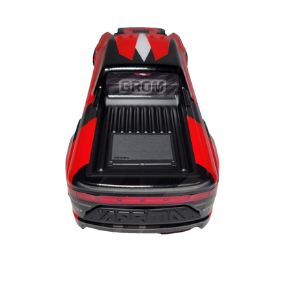 Arrma Granite Grom 1/18th Body Factory Painted Red White Black With Clip System