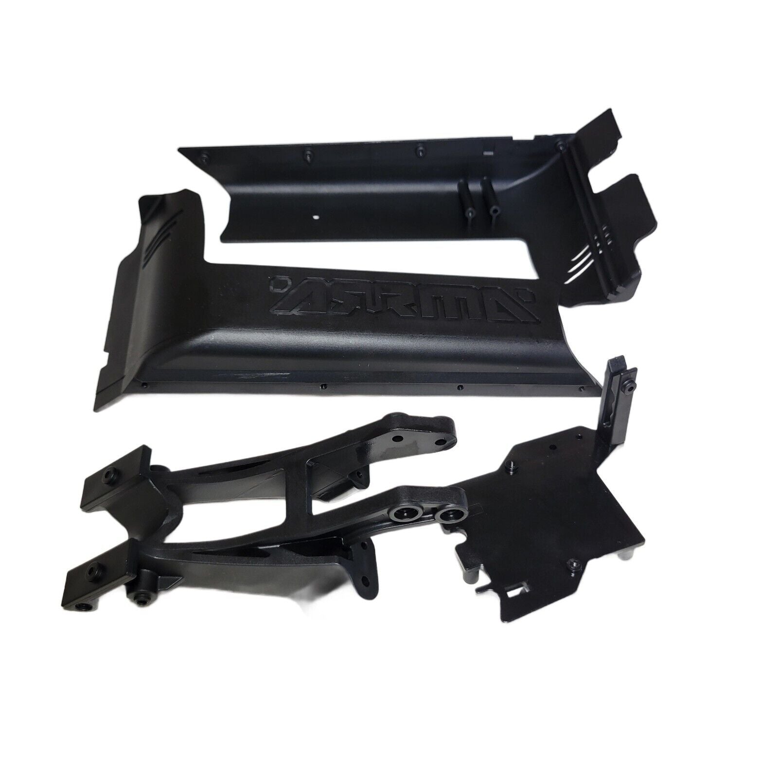 Arrma Kraton 6s EXB V6 Chassis Side Mud Guards ESC Tray & Wing Mount / BLX