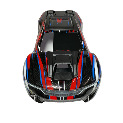 Fits Traxxas Mini XRT Clipless Body Factory Painted Red Black Decals