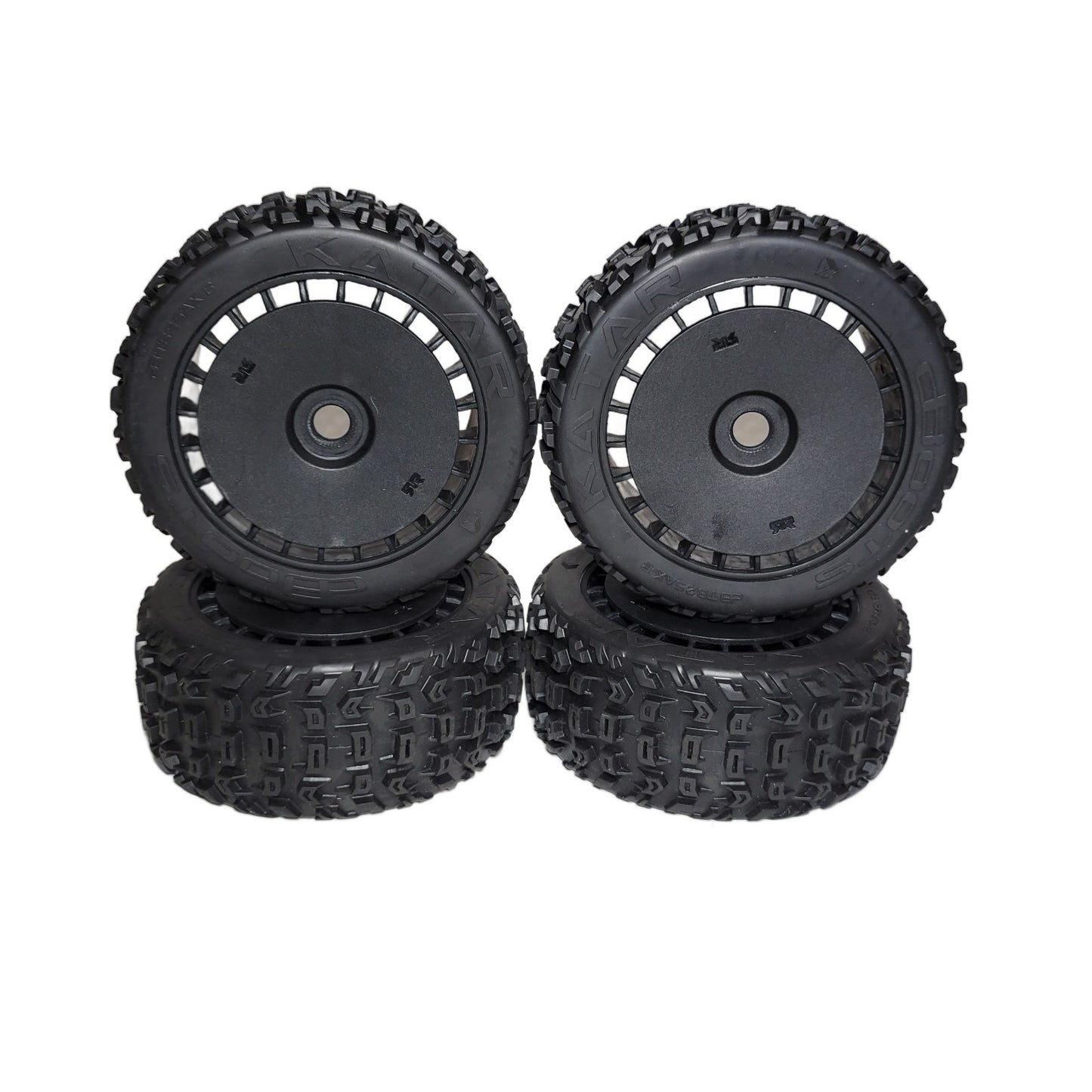 Arrma Talion 6s EXB Tires T Belted dBoots Katar & Black 17mm Wheels ARA550097