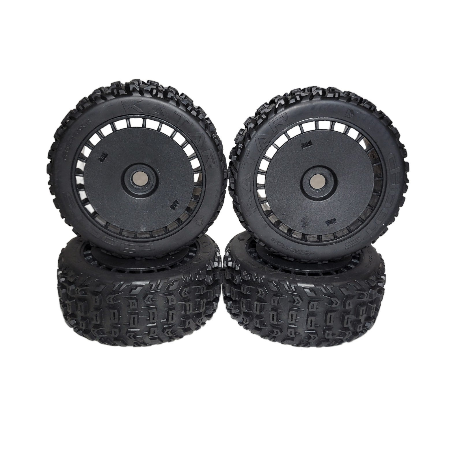 Arrma Talion 6s EXB Tires T Belted dBoots Katar & Black 17mm Wheels ARA550097