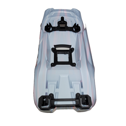 Fits Traxxas Mini XRT NEW Clipless Body Factory Painted Red Black Blue Decals