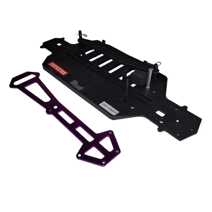 Redcat Racing lightning STK Chassis & Purple Chasis Brace Frame 03001 03002