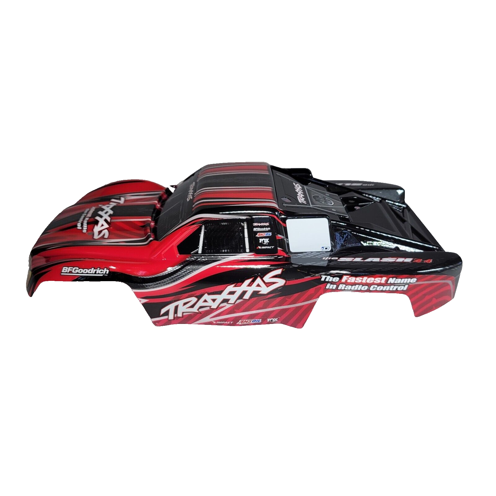 Fits Traxxas Slash 1/16th XL-2.5 Body Factory Painted Red Black Decals BodyShell