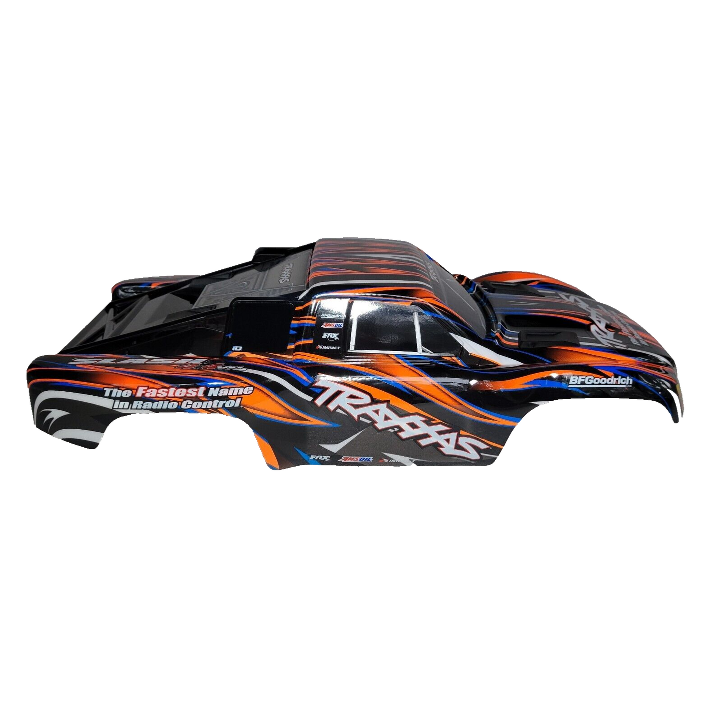 Fits Traxxas Slash 4x4 VXL HD Orange Black Body Clipless Mounts 4wd 2wd BL2s XL5