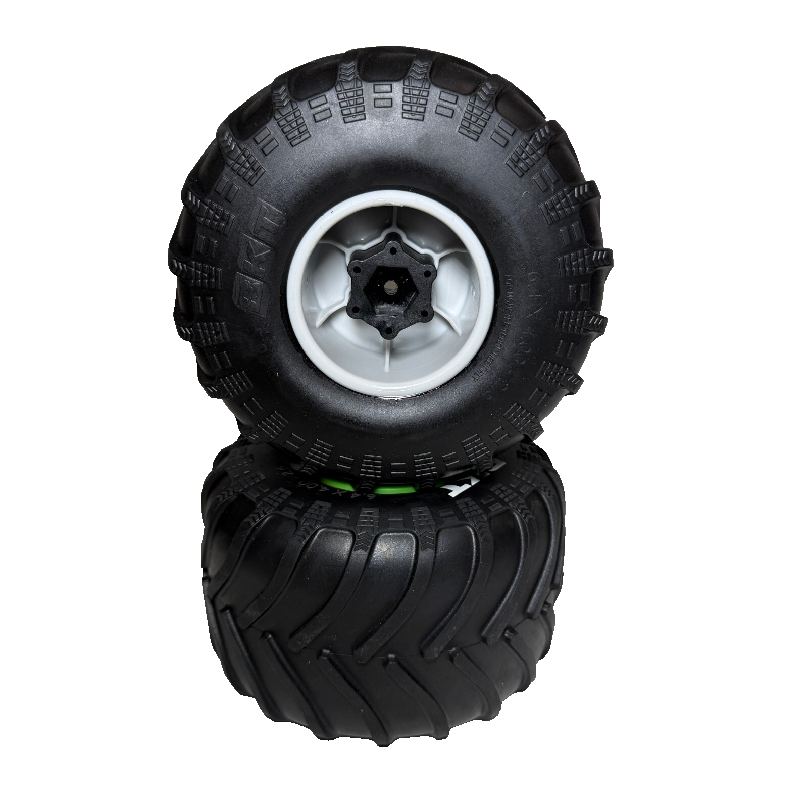 Losi LMT GraveDigger 1/8 2.0 BKT Tires Monster Truck & 17mm Green Wheels