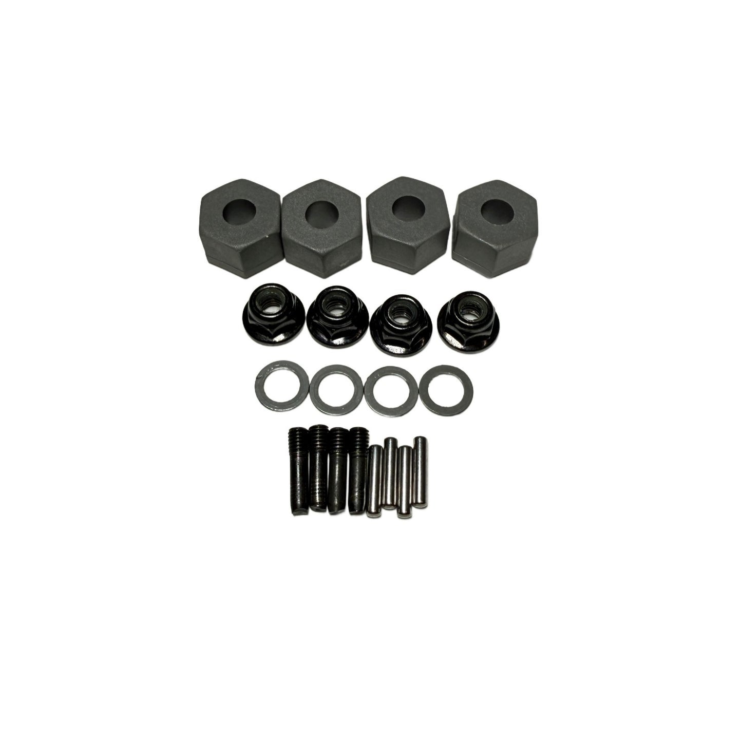 Fits Traxxas Mini Maxx DriveShafts Front & Rear Axles Hexes Wheel Nuts 1/16th