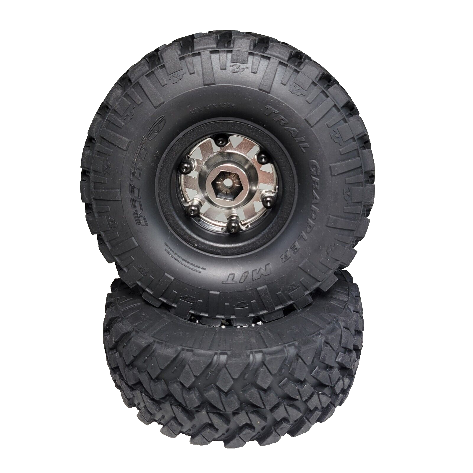 Axial SCX10 Jeep JT Gladiator Tires Nitto Trail Grappler & Wheels 12mm Beadlock