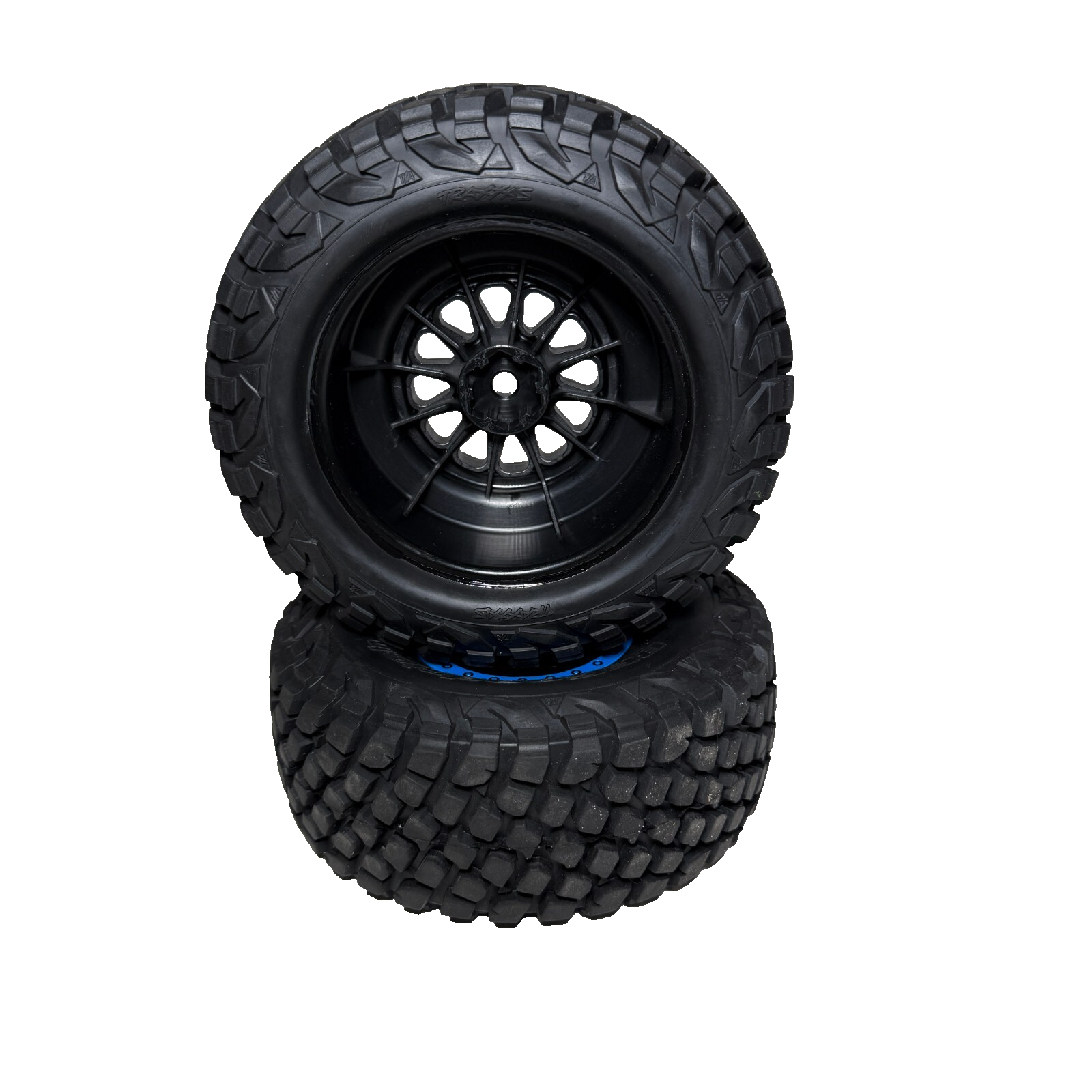 Fits Traxxas Unlimited Desert Racer UDR Baja KR3 Tires & 17mm Wheels Blue