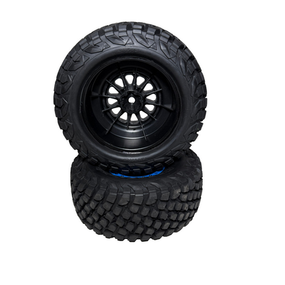 Fits Traxxas Unlimited Desert Racer UDR Baja KR3 Tires & 17mm Wheels Blue