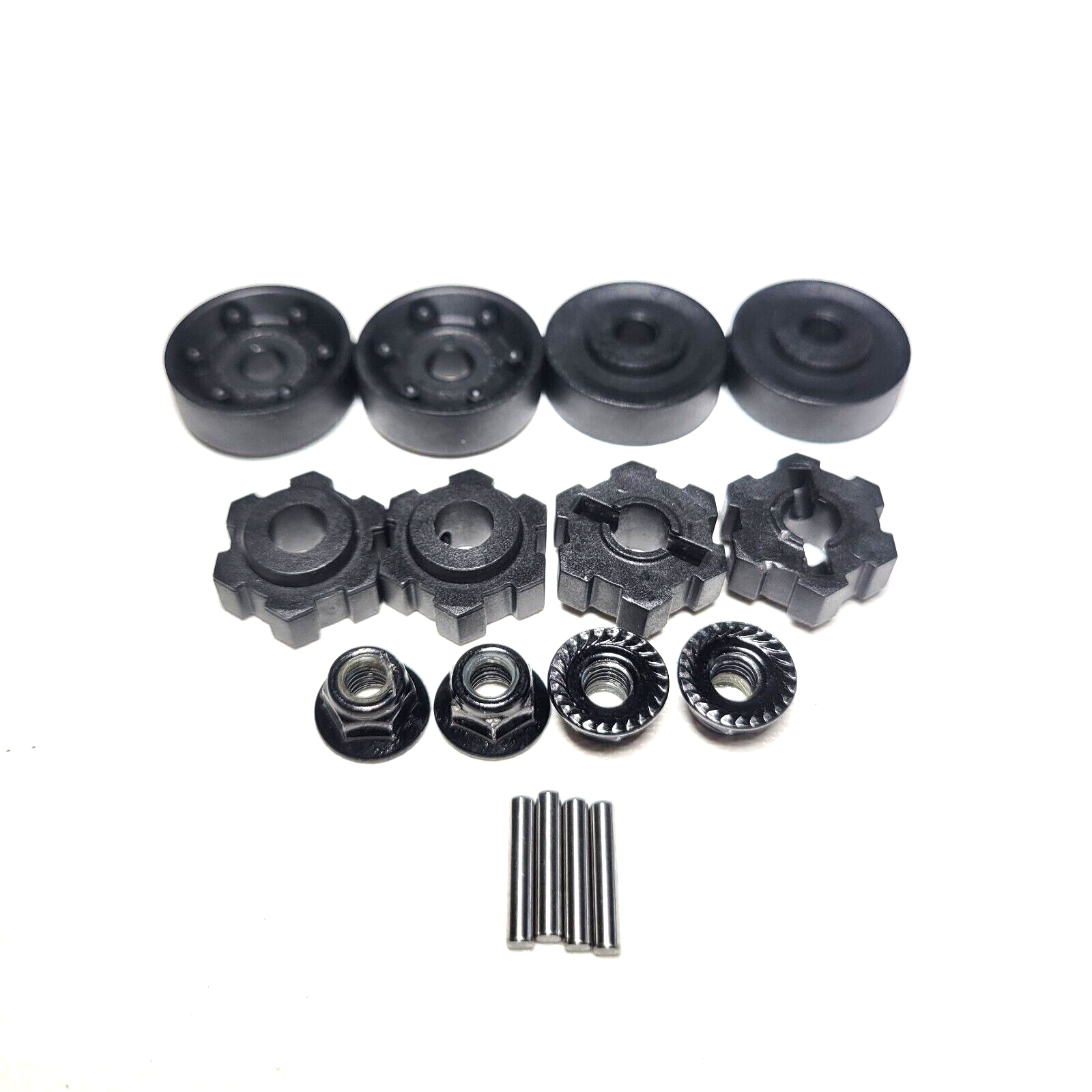 Fits Traxxas Maxx Slash Washers 17mm Wheel Hexes Hex Hub Pins Nut 10257 8956