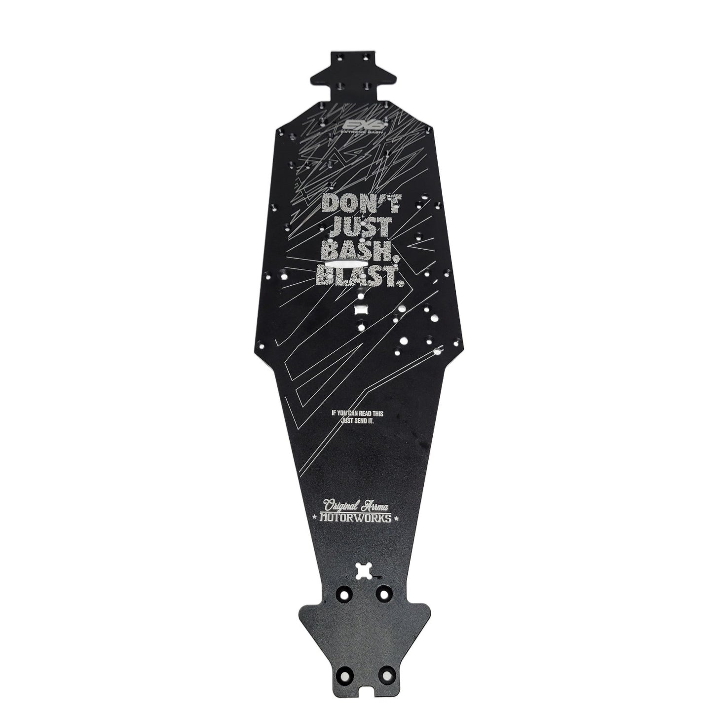 Arrma Talion 6s EXB V6 Chassis Black 7075 T6 CNC Aluminum X Long Wheel Base XLWB