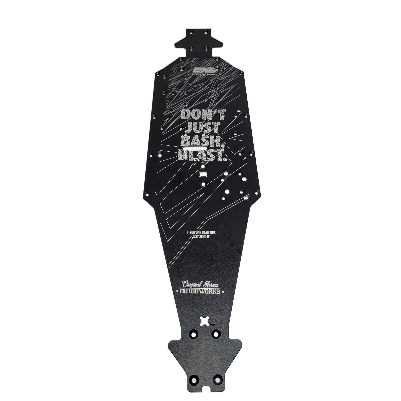 Arrma Talion 6s EXB V6 Chassis Black 7075 T6 CNC Aluminum X Long Wheel Base XLWB