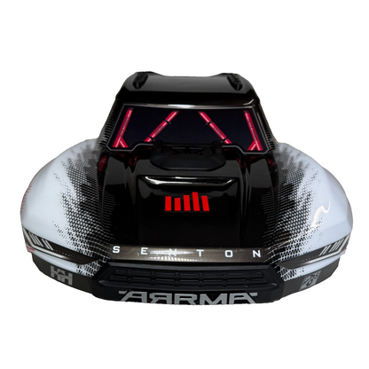 Arrma Senton 4X4 BLX 223s V4 CLIPLESS Body Painted Red Black Decaled Body Shell